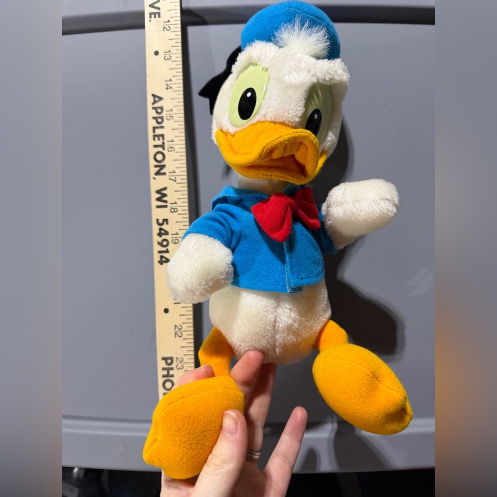Donald Duck Disneyland Stuffed Animal from 1990s-2000s